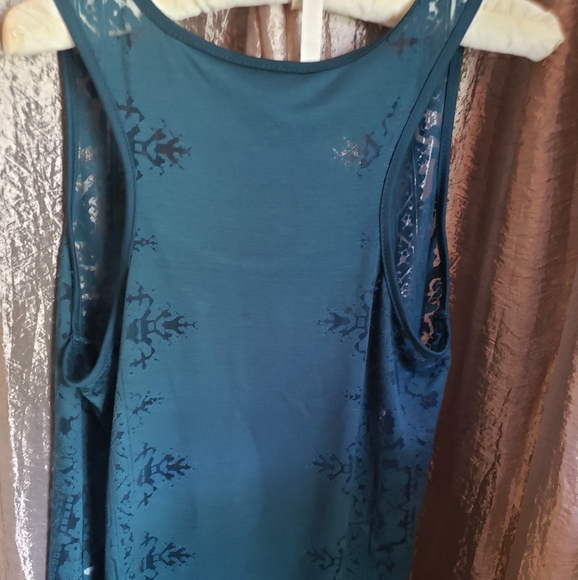 Teal Mossimo tank size m - Picture 3 of 4